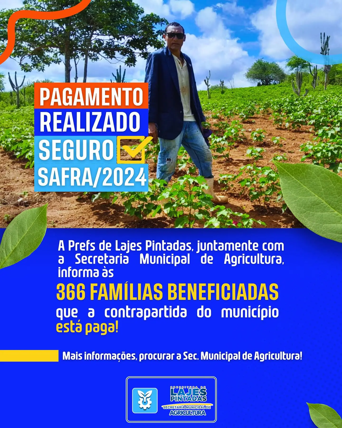 Secretaria Municipal de Agricultura | Seguro Safra 