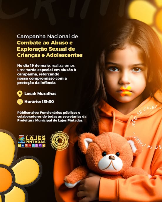 18 de Maio – Junte-se a nós na luta pela proteção da infância!