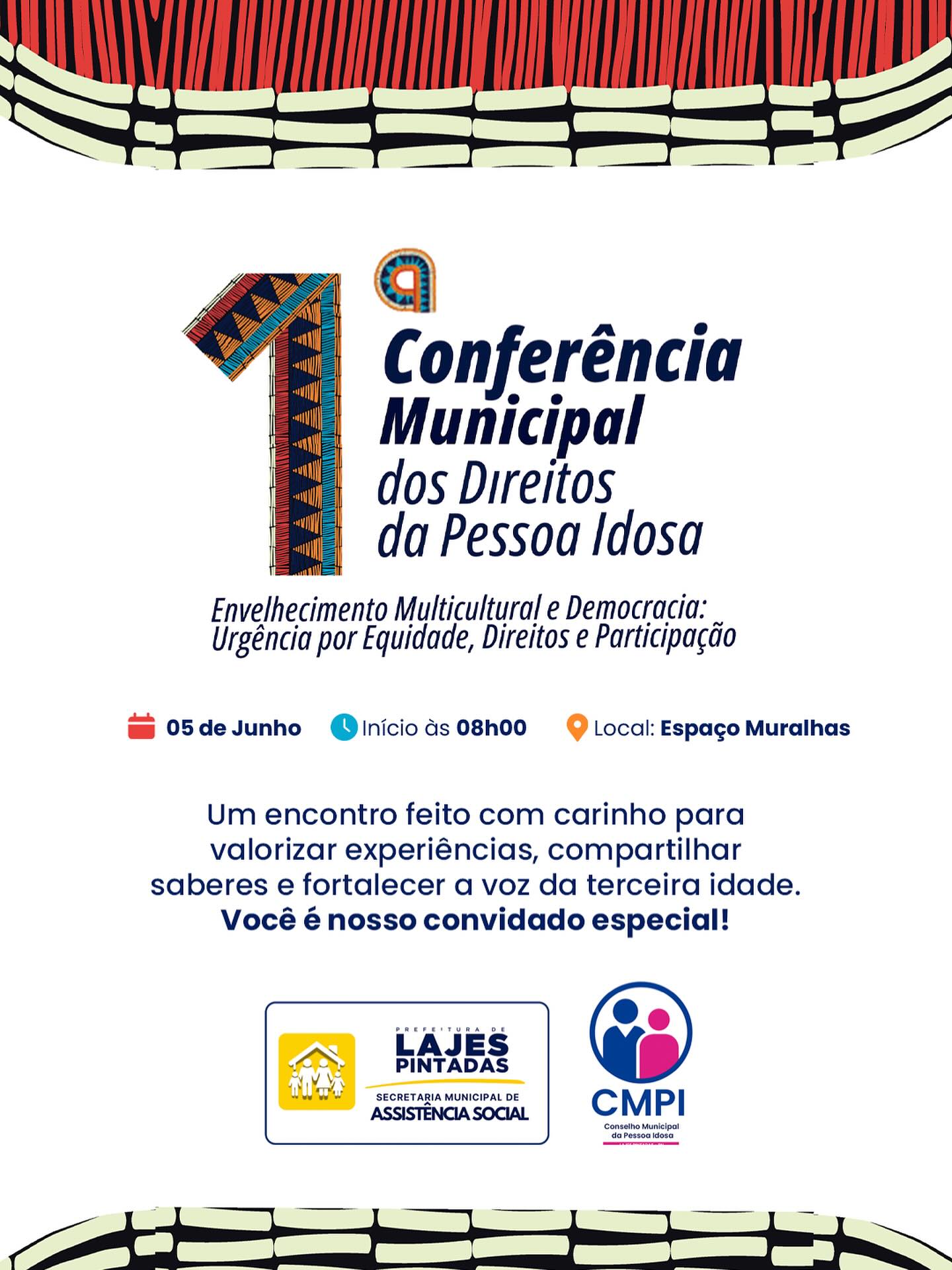 1ª Conferência Municipal dos Direitos da Pessoa Idosa.